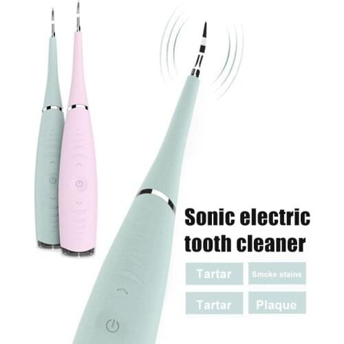 Tooth Calculus Plaque Remover Tool Sound Wave Electric Tooth Cleaner Tooth Stains Removal Tool Whiten Teeth Device SANA889