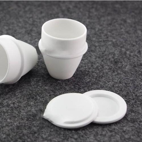 1pc Ash Determination Crucible MAGD1-002 for Industrial analyzer High Temperature Resistance Alumina Crucible Lab Supplies