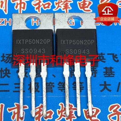 10PCS IXTP50N20P TO-220