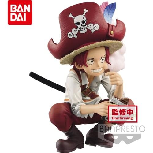 100% Original BANDAI One Piece OP DXF THE GRANDLINE CHILDREN Kid Shanks ActionFigure Toy Model Anime Figure Model Kids Toys