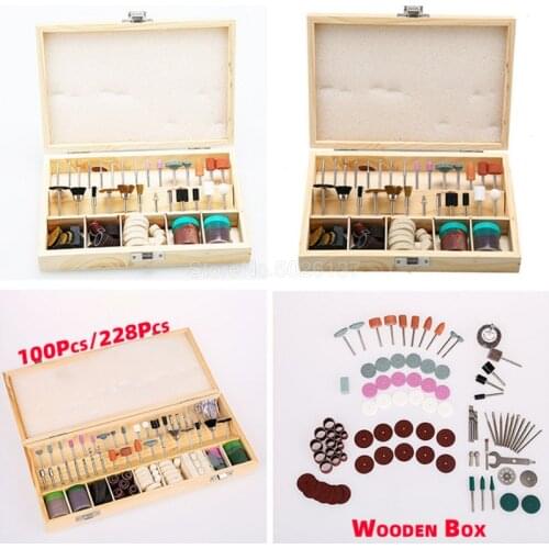 100PCS 3MM Shaft Dremel Die Small Mini Electric Drill Grinder Grinding Polishing Bit Accessories Kit For Rotary Machine Tool