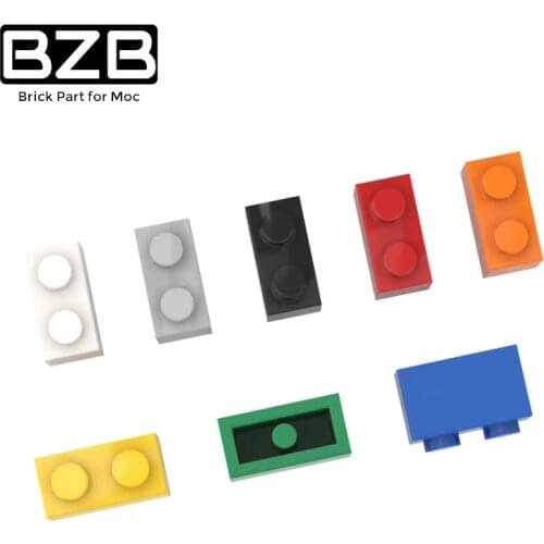 100PCS BZB MOC 3004 1x2 Brick Building Blocks High-tech Technical Brick Parts Kids DIY Educational Toys Best Gifts