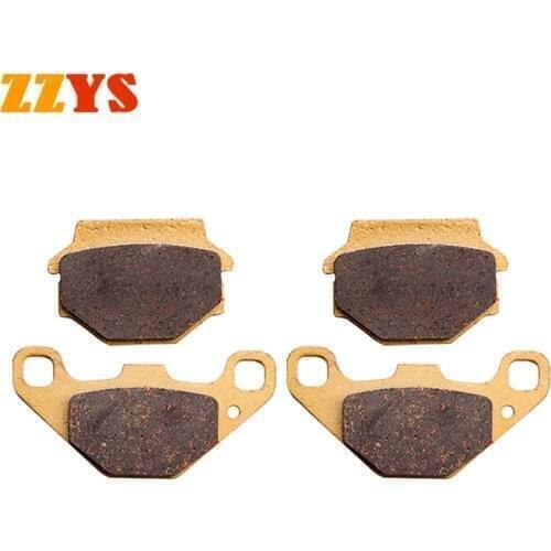 100cc Low Dust Motorcycle Front and Rear Brake Pads Set For APACHE F 100 F100 Brake Disc Pad