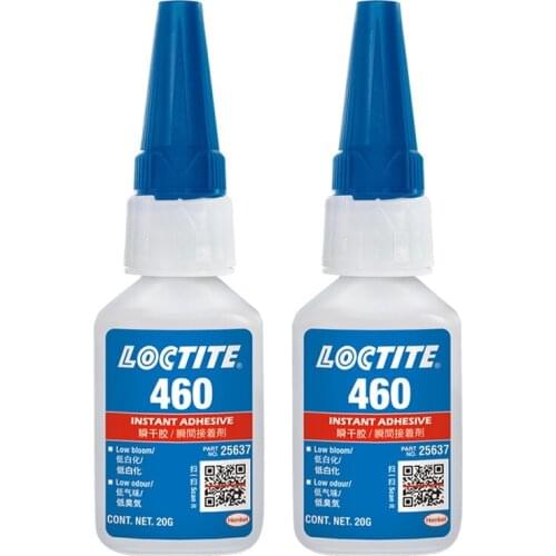 2pcs loctite 20g 460 glue low whitening low odor instant adhesive does not whitish