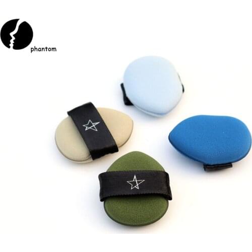 4pcs/lot Trendy Cute Finger Size Undereye Concealer Highlight Makeup Puff Tools Air Cushion Sponge Foundation Makeup Blender