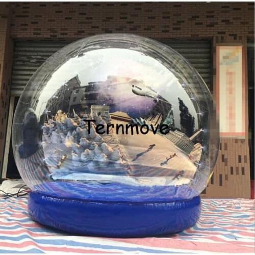 Christmas Show Ball,giant inflatable snow globe,Inflatable Advertise Show Ball PVC Tarpaulin,inflatable christmas dome balloon