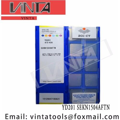 Free shipping high quality 10pcs/lots YD201 YBG302 SEKN1504AFTN cnc carbide milling inserts