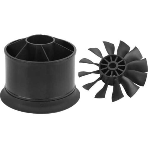 RC Toy Accessory RC Parts RC Planes 50mm Ducted Fan 12‑Blade Propeller Ducted Fan for 3300/4000/4600/5000KV Motor