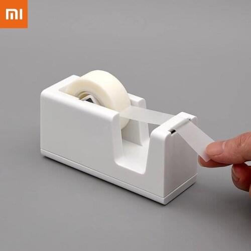 Xiaomi Tape Dispenser Mijia Kaco LEMO Tape Dispenser with 2 Rolls Tapes for Office School Home with Staples Tape Dispenser Set