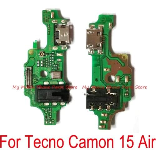 USB Charging Port Dock Connector Board Flex Cable For Tecno Camon 15 Air USB Charge Charger Port Board Replacement Parts