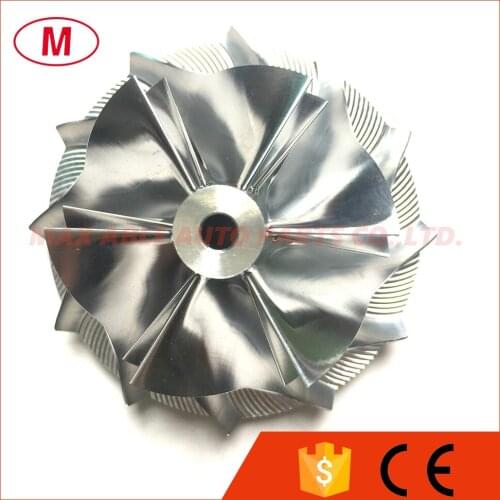 GT12 41.40/55.00mm 6+6 blades High Preformance Turbo Billet Compressor wheel/Aluminum2618/Turbocharger Milling compressor wheel