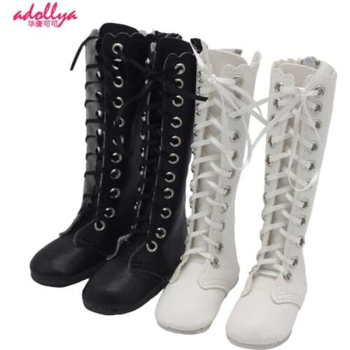 Adollya Doll Shoes Fashion Lace-up Boots 7.3cm Clothing Accessories For 1/3 BJD SD Dolls Handmade Mini Shoes Toys For Bjd Dolls