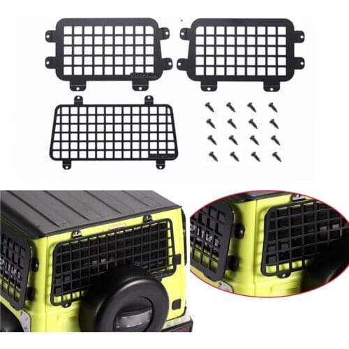 Metal OP Simulated Decorations Accessaries Diy for XIAOMI Jimny XMYKC01CM 1/16 RC Car Window Mesh Upgrade Spare Parts
