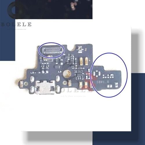 Charging Port Board For ZTE Blade V8 mini USB Charger Port Dock Plug Board Connector Charging Flex Cable Microphone With IC