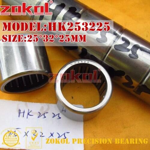 ZOKOL bearing HK2525 HK2525 HK2816 HK253222 HK253225 HK283516 Needle Roller Bearing 25*32*22/25mm 28*35*16mm