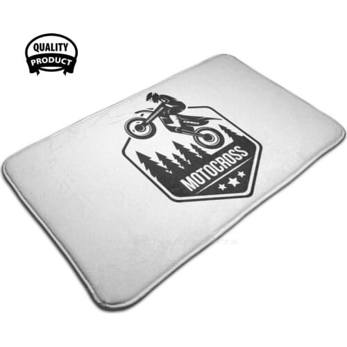 Motocross Road Riders Motocross Extreame American Funny 12 Soft House Family Anti-Slip Mat Rug Carpet Long Sleeve Long Sleeve