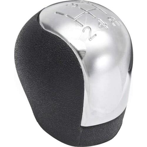 Chrome ABS 5-Speed Car Shift Knob For Opel Vectra C B Corsa Astra G Combo Chrome Plated 2002 2003 2004 2005