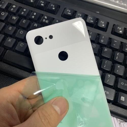 For Google Pixel 3 Genuine White Rear Glass Cover Housing Replacement for Google Pixel 3 XL Black Battery Spare Parts