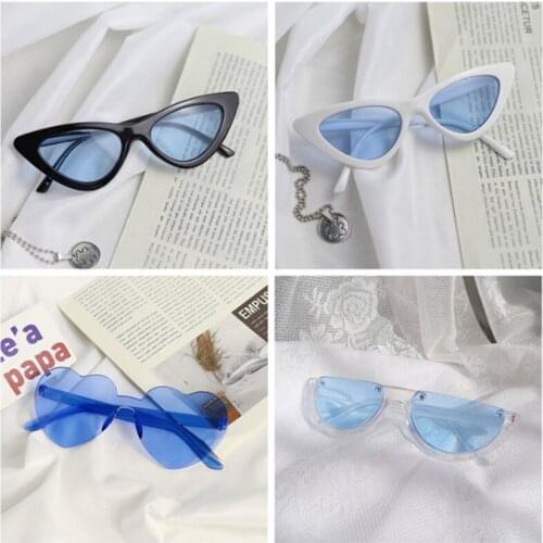 Birthday Party Sunglasses Heart Shaped Rimless Sun Glasses Hawaii Tropical Party Funny Happy Birthday Decoration Sunglasses