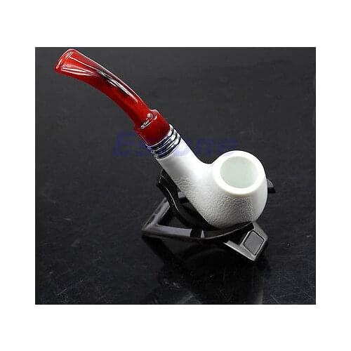 1pcs New Tobacco Smoking Pipe - Durable Classical Cigar Pipe with Rubber ring best deal