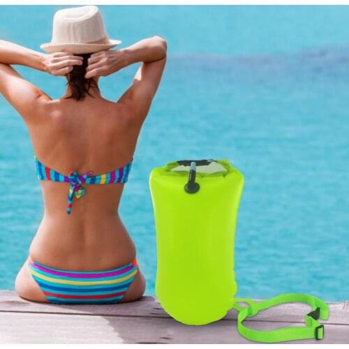 10L Swim Buoy Waterproof Floating Inflatable Dry Storage Bag Safety Float Air Dry Bag For Swimming Diving Water Sport