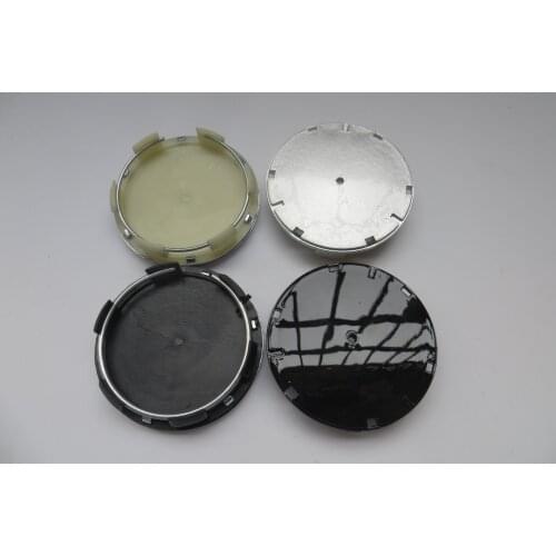 20pcs 60MM FOR B enz wheel cover matte silver for car badge, high-quality silver plastic cover modified wheel cover car badge