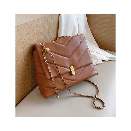 Elegant Female Large Tote Bag 2021 Fashion New High Quality PU Leather Womens Designer Bag Chain Shoulder Messenger Bag