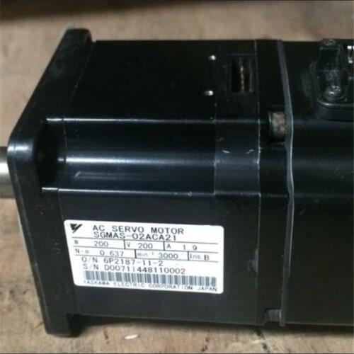 Used Tested Working SGMAS-02ACA21 AC SERVO MOTOR