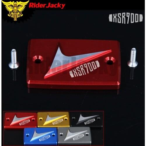 RiderJacky Red Motorcycle Front brake Fluid Reservoir Cap Cover For YAMAHA XSR 900 XSR900 2016-2017 16 17