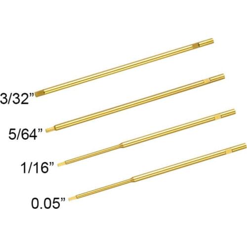 RJX HOBBY Hex Screwdriver Bit Kit 0.05" 1/16" 5/64" 3/32" for RC Car Boat Airplane Helicopter FPV Drone Repair Tool