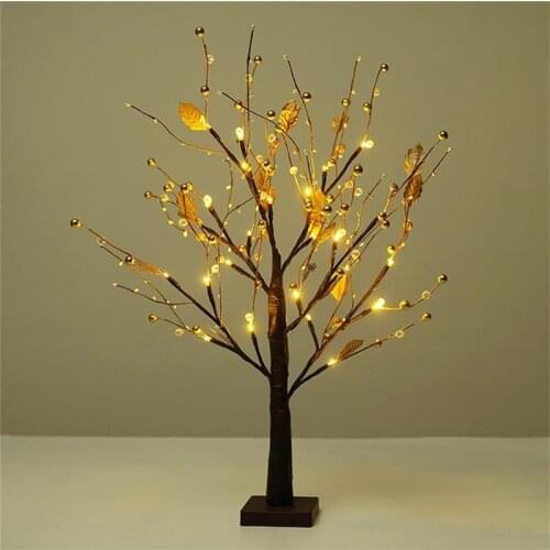 Desktop DIY Bonsai Tree Lamp 108 LED Lantern Copper Wire Tree Light LED Night Light Party Decor Fairy Lights Holiday Lamp