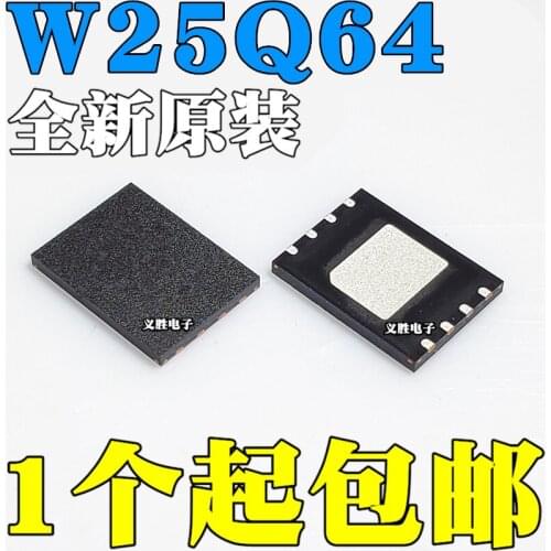 New and original W25Q64FWIG W25Q64FWIQ W25Q64FVIQ W25Q64FVIG QFN8 Low voltage version 8 m patch FLASH, FLASH memory chips