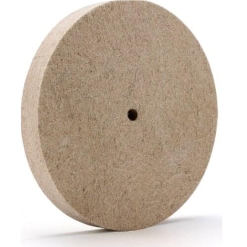 1Pc 150mm Felt Wool Buffing Polishing Wheels Pads Polisher Size 150mm(OD)*30mm(TH)*10mm(ID)