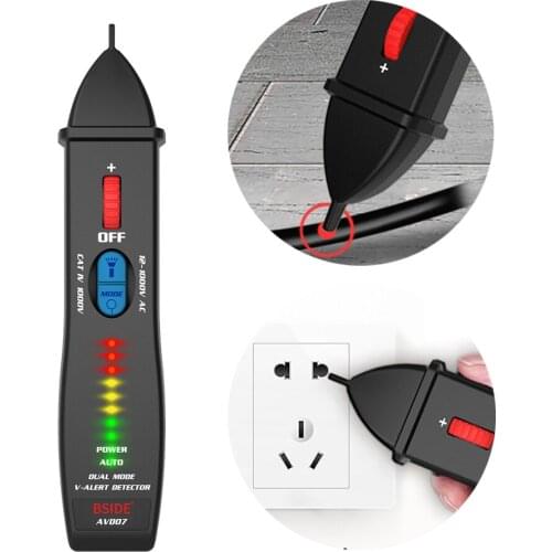 Electricity Test Pen Non-Contact AC-1000V Voltage Indicator Probe Volt Electric Indicator Power Live Wire Check Socket Detector