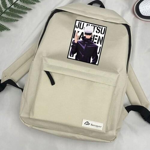 Jujutsu Kaisen Satoru Gojo Itadori bolsas school laptop plecaki bolso mujer mujer infantil backpack