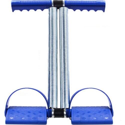 Pull Rope Dual Spring Tension Foot Pedal Sit Up Tension Pedal Abdomen Leg Exerciser Tummy Trimmer Sport Fitness Slim Training