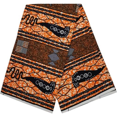 Veritble Wax African Printed Fabric By The Yard 100%Cotton High Quality Ankara Dress Material Fabrics For Sewing 6 Yards SP 1530