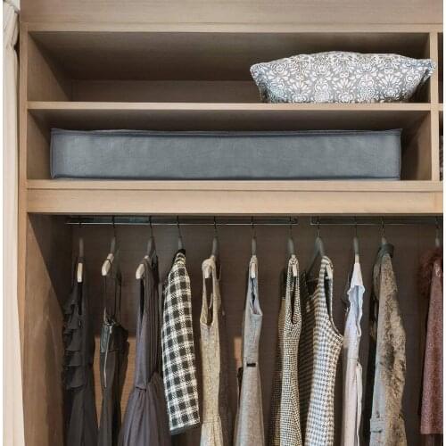 Large Capacity Quilt Storage Bag, Dust-proof Bedding Pouch with Handgrip for Closet, Wardrobe