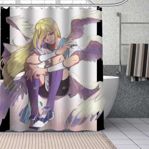 Anime Custom Waterproof Shower Curtains Inazuma Eleven Curtain Bathroom Waterproof Polyester Curtains For Bathroom With Hook