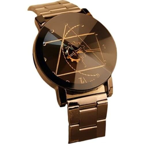Womens watch Retro Compass Pointer Vogue Watch Stainless Steel Women Quartz Analog Wrist Watch Senhoras do vintage assistir