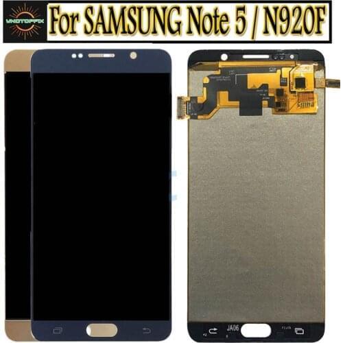 For Samsung Galaxy NOTE 5 N920 LCD Display Touch Screen Digitizer Assembly Note 5 display Replace For SAMSUNG NOTE 5 LCD Screen