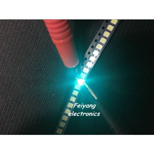 100pcs SMD LED 3528 Ice blue LED lamp beads Light emitting Diode Factory direct sale