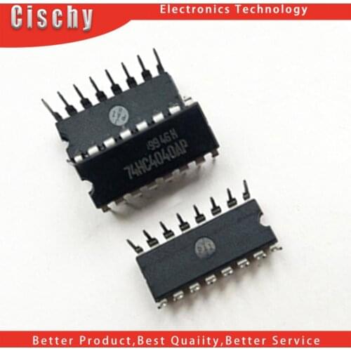 2pcs/lot 74HC4040AP 74HC4040 DIP-16 In Stock