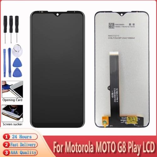 6.2" Original Screen For Moto G8 Play XT2015 XT2015-2 LCD Display Digitizer Assembly Replacement For Motorola G8 Play Display