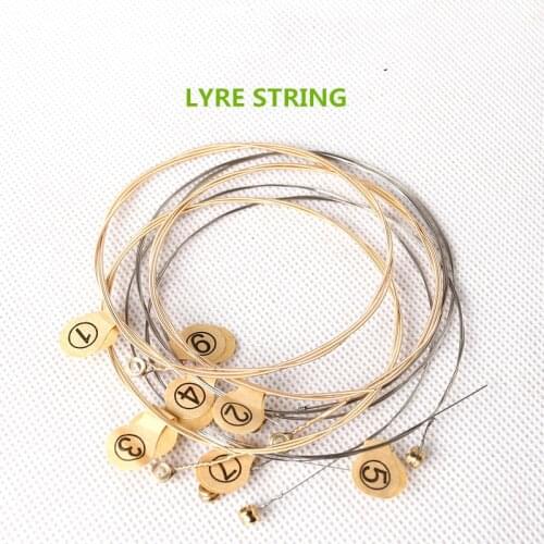 7 String Lyre String Small Harp Strings Accessories Musical Instrument String Green Instrument Laiya piano