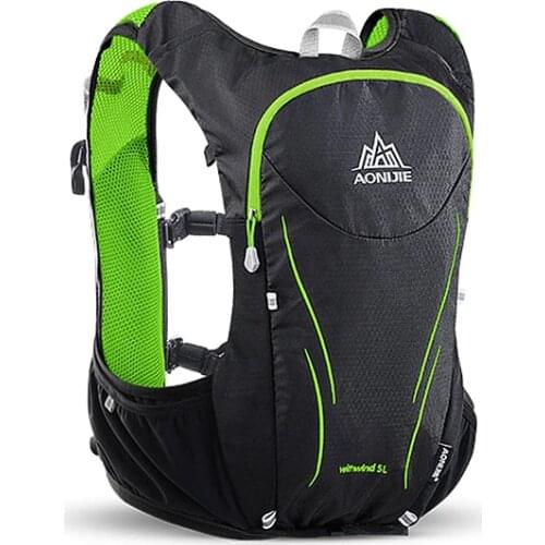 AONIJIE 5L Outdoor Sports Backpacks Running Vest Ultralight Packs For Camping Marathon Cycling Hiking