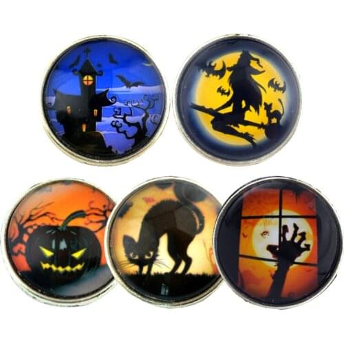 Halloween Night keychain Broom Flying pumpkins witch Handbag Pendant Car Key Ring Day of the Dead holiday Gift brelok Llavero
