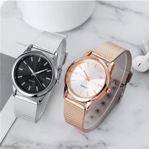 Womens Watch Gold Black Watch Magnetic Stainless Steel Mesh Band Luxury Montre Femme Diamond Wristwatches Relogio Feminino