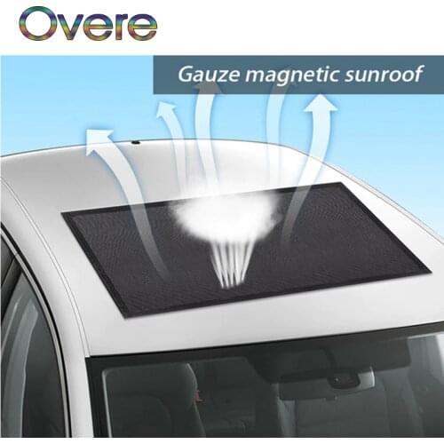 Overe 1PC Car Sunroof Cover Sun Visor Mesh Mosquito Dust Protection For BMW E60 E36 E46 E90 E39 E30 F30 F10 F20 X5 E53 E70 E87