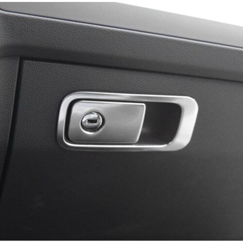 Glove Box Handle Cover Storage Box Sequins Glovebox Trim Sticker for Volkswagen vw Tiguan L 2017-2020 Accessories